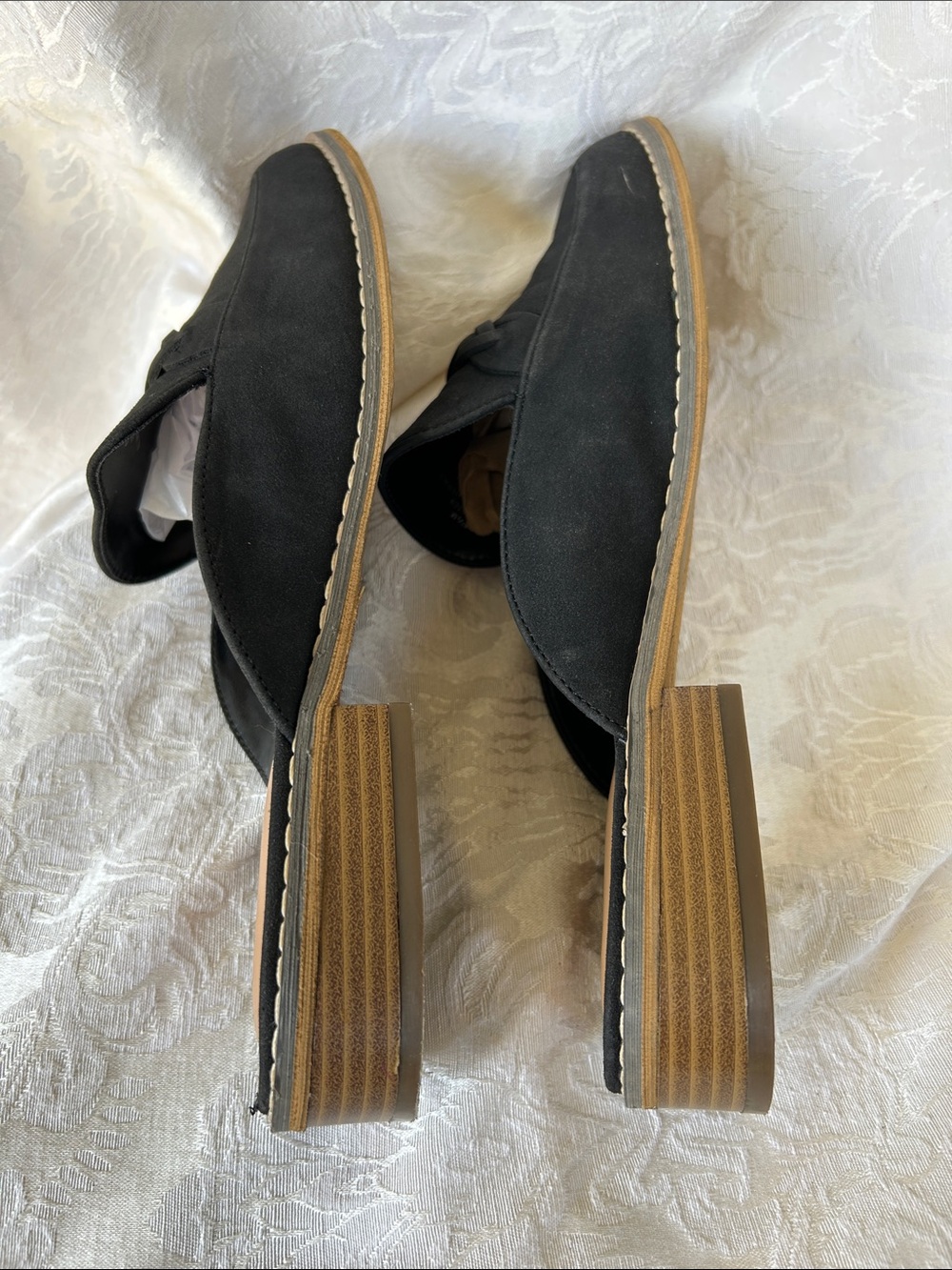 Indigo Rd women’s 8.5  Black Braided Slip-On Loafers - Picture 4 of 5